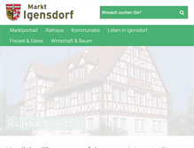 Tablet Screenshot of igensdorf.de