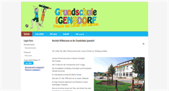 Desktop Screenshot of grundschule.igensdorf.de